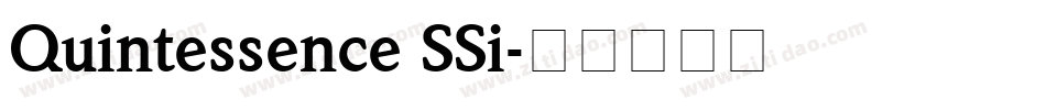Quintessence SSi字体转换